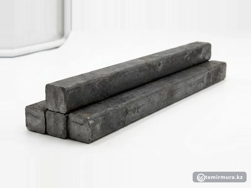 Кованный квадрат У7 10х10 мм — 10×10 мм, склад TEMIR MURA